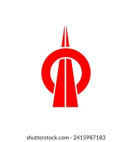 3.ᵉʳ diseño de logotipo de carreteras gráficas