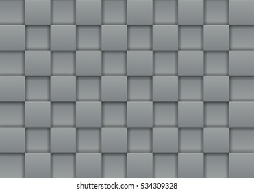 3d gray cubic background