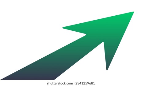 3D Green Arrow  Isolated On White Background. Vector - Powered by Shutterstock - Get 15% off with code: PIKWIZARD15