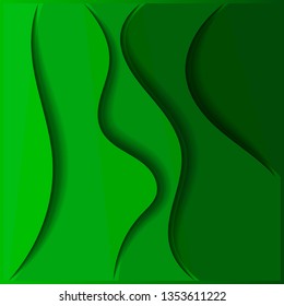 3d green lines