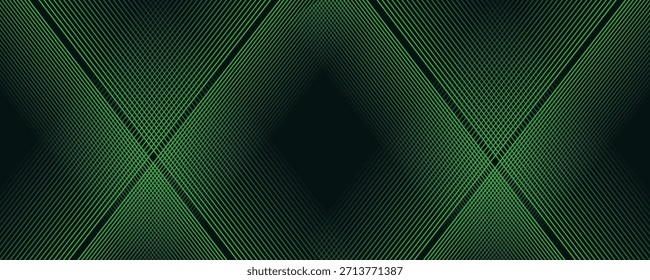 El fondo abstracto tecno verde 3D se superpone en el espacio oscuro con líneas brillantes en la decoración de la forma. Concepto moderno del estilo del futuro del elemento de Diseño gráfico para el Anuncio, el volante, la tarjeta, o la cubierta del folleto