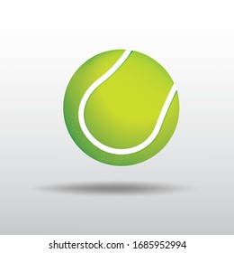 3D Green Tennis ball Realistic vector illustration, Tennis Ball Logo Icon Symbol and Mascot For league Match And Games