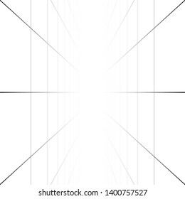 3d grid in perspective, cyberspace concept
