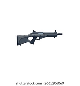 3d guns on transparent background