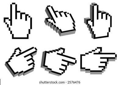 3D hand cursor