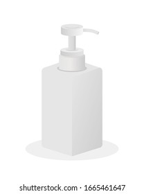 3d Hand sanitizer pump bottle, washing gel, alcohol gel