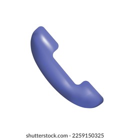 3D-Handy-Telefon und Nachrichten Blasen Vektorsymbol. EPS10