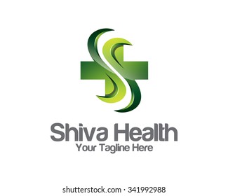 3D healthcare business identity logo template. Healthcare vector logo design branding corporate identity. 3D modern healthcare vector .