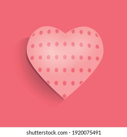 Forma vectorial de diseño cardíaco (Amor)