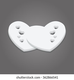 3d Heart vector illustration
