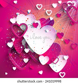3d heart-Valentine's Day