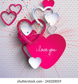 3d heart-Valentine's Day