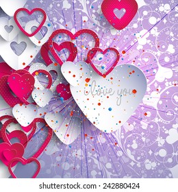 3d heart-Valentine's Day