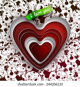 3d heart-Valentine's Day