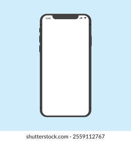 3d high quality vector mobile mockups. Ultra realistic smartphone. Device UI UX mockup for presentation template. Cellphone frame with blank screen isolated templates.