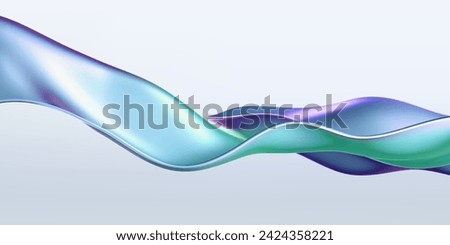A rainbow in silk robe