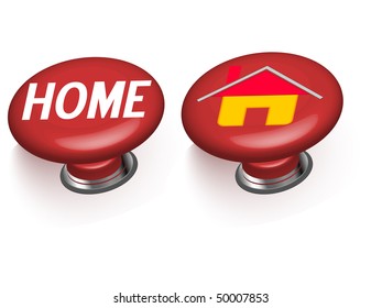 3d home buttons