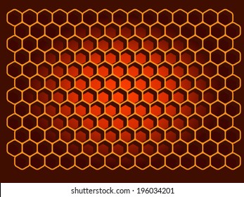 3d honeycomb pattern/Honeycomb pattern/Vector design