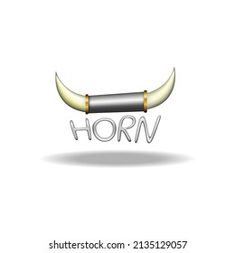 Vector con el logotipo del Cuerno 3D. Los cuernos son un símbolo de fuerza y poder.
Muy bueno para usar como logo o completar tu diseño.
Ideal para su contenido digital e impreso. Este es un vector modificable.