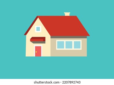 3d house model icon design