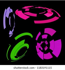 3d hud logo