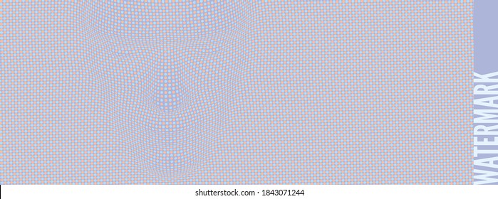 3D human face extruded from dotted pattern. Digital watermark. Technology and robotics concept. Anonymous social masking. Cyber crime and security vector illustration.