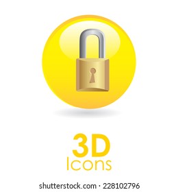 3d icon design over white background, vector illustration