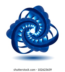 3d icon, ideal for science, technology or business concepts