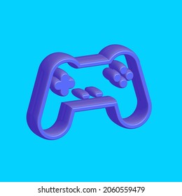 3d icon for internet, user interface, leading page