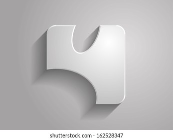 Icono 3d del número 4
