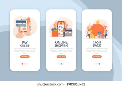 3d icon with pay shopping app screen for mobile app design. Flat vector character illustration. App screen. Mobile phone. Vector illustration flat design.