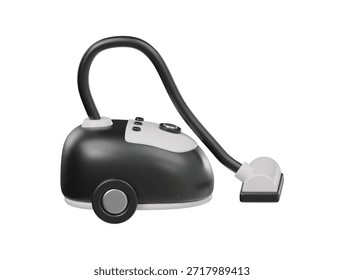 ícone 3d renderizado aspirador de pó