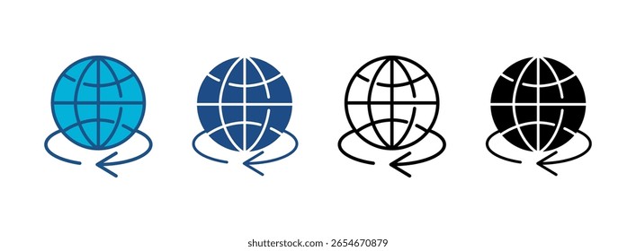 3D Icon Set With Multiple Styles. Vector Illustration