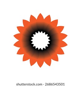 3D icon, shaped like an abstract circle