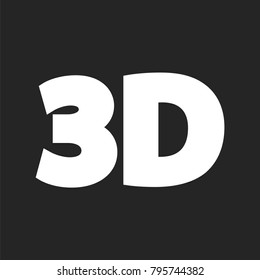 3D icon vector