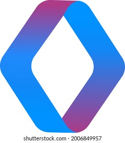 3d icon vector with color gradient on white background, logo, symbol