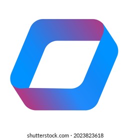 3d icon vector with color gradient on white background, logo, symbol