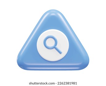 3D-Symbol, Vektorgrafik, transparent 3D-Rendering 