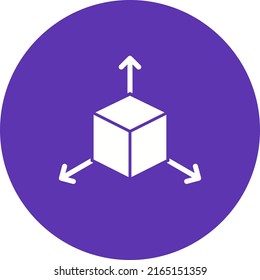 3D icon vector image. Can also be used for Media Buttons. Suitable for mobile apps, web apps and print media.