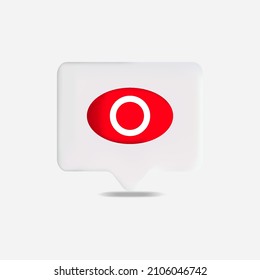 3d vista de iconos o mostrar contraseña para ui ux o para otros medios digitales