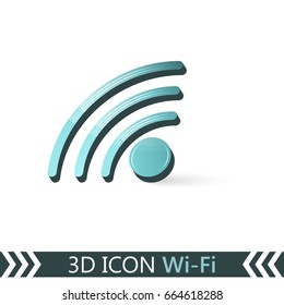 3D icon Wi-Fi
