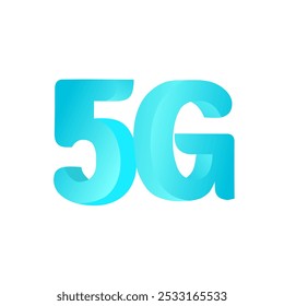 Ícones 3d Tecnologia de rede 5g na Internet
