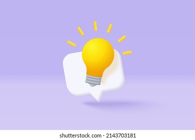 3D idea make money coin  pastel background  growing business isolated concept  3d light bulb vector render for finance  investment  light bulb like idea make earning and illustration concept