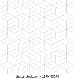 3.d Patrón de caja geométrica cuadrada de ilusión