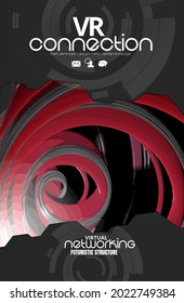 3d illustartion of innovation technology background ready for website banner or poster