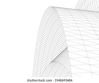 3 quinquies ilustración de forma geométrica abstracta