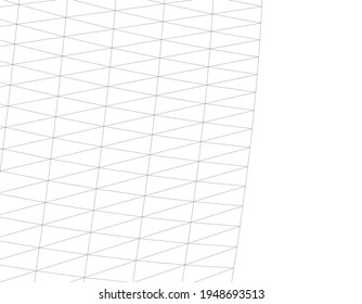 3D-Abbildung einer abstrakten geometrischen Form