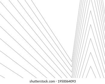 3d illustration of abstract modern architecture