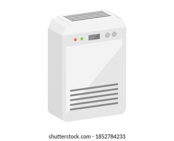 3D illustration of an air purifier.