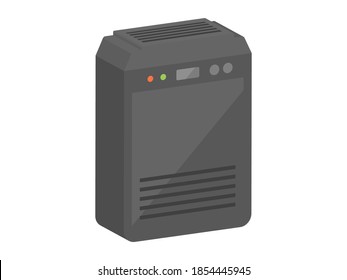 3D illustration of an air purifier.